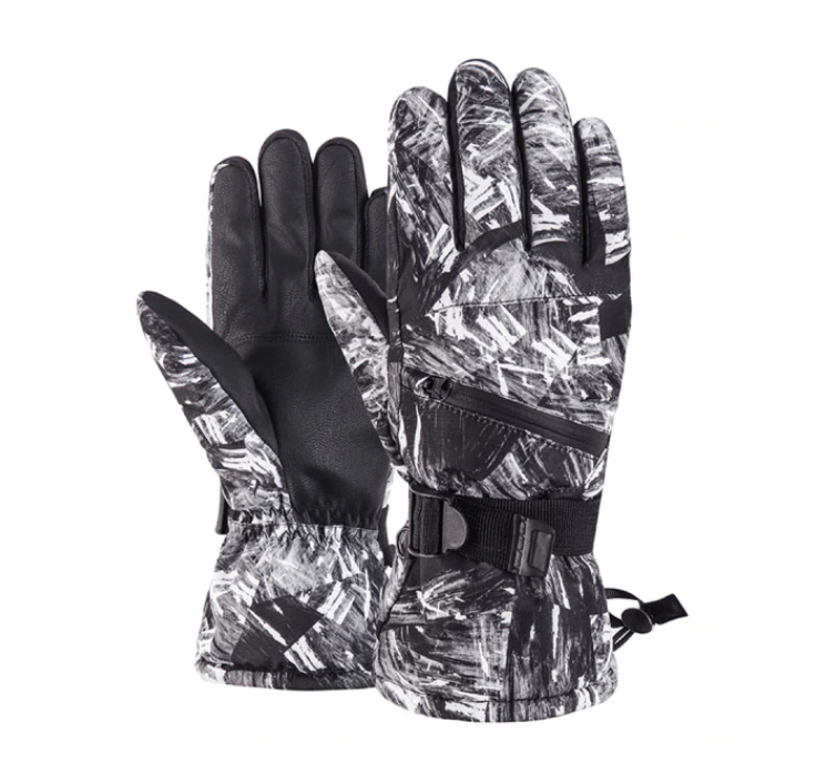 Warme, waterdichte heren handschoenen voor de winter. Perfect voor skiën en outdoor activiteiten.