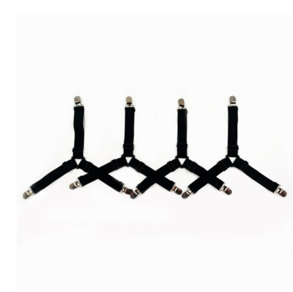 Antislip lakenspanners voor hoeslakens. Houd je bedlaken strak en kreukvrij. Essentieel huishouden textiel accessoire.