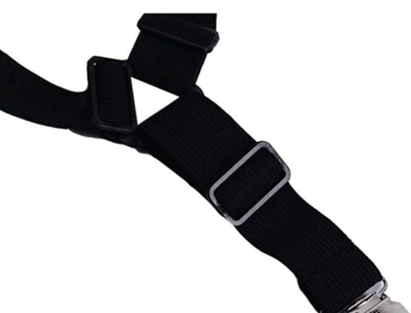 Set van 4 lakenspanners op een bedlaken, demonstreert strakke bevestiging voor een comfortabele slaap.