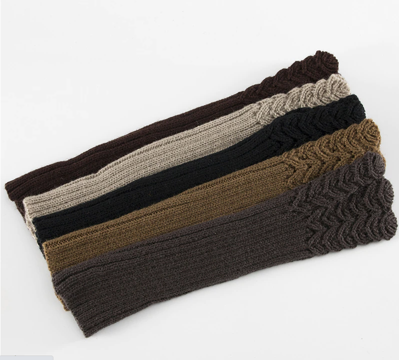 Duurzame outdoor armwarmers van ademend acryl-katoen voor wandelen, fietsen en sporten in de kou.
