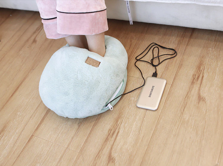 Luxe elektrische voetenwarmer met snelle opwarming, ideaal voor ontspanning en comfort na een lange dag.