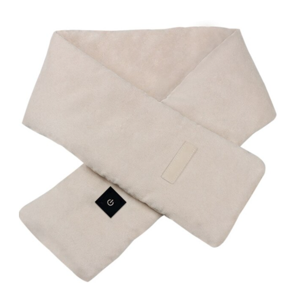 Unisex verwarmde nek- en schoudersjaal van Dupont katoen, comfortabel en draagbaar winteraccessoire met USB-verwarming.