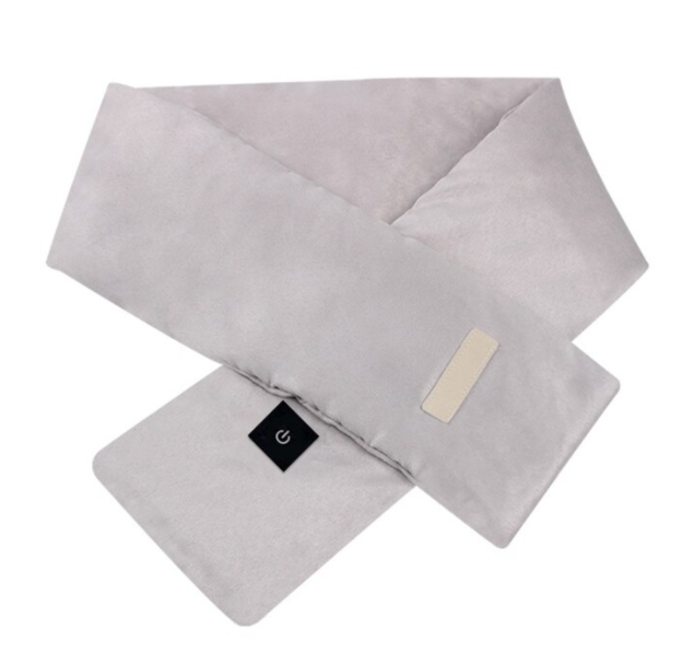 Elektrische sjaal en nekwarmer met USB-verwarming voor optimale pijnverlichting in nek en schouders, ideaal voor wintercomfort.
