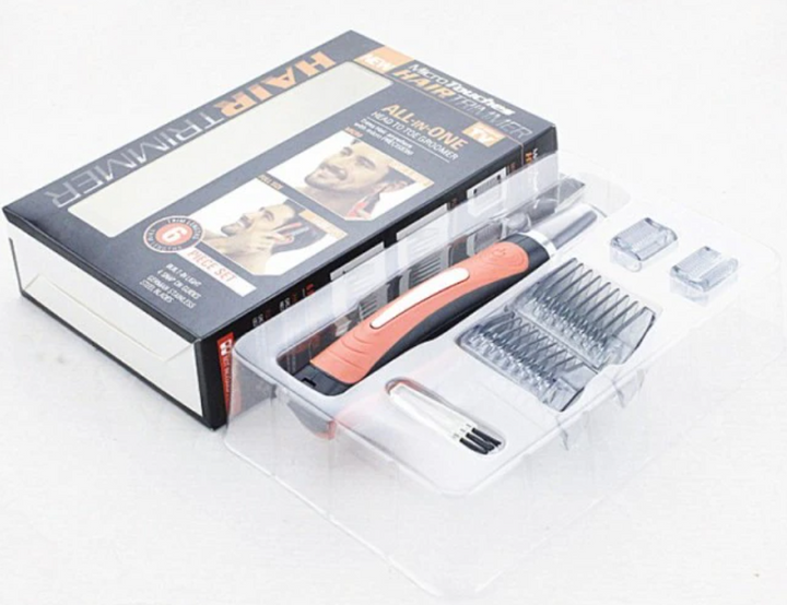 Unisex precisietrimmer voor neus, oor, wenkbrauwen en gezicht. Pijnloos elektrisch verzorgingsapparaat voor mannen en vrouwen.