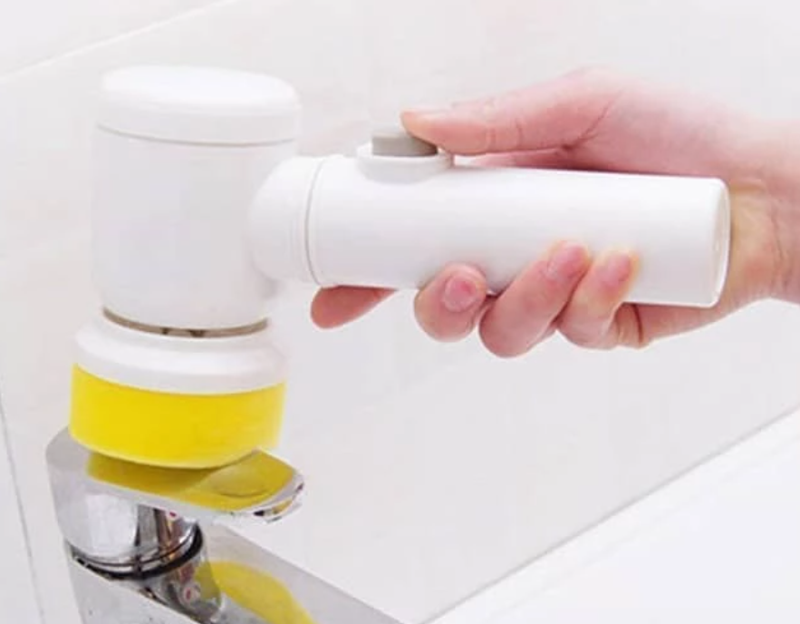 Elektrische reinigingsborstel voor moeiteloos schoonmaken in huis. Draadloos en efficiënt voor badkamer en keuken.