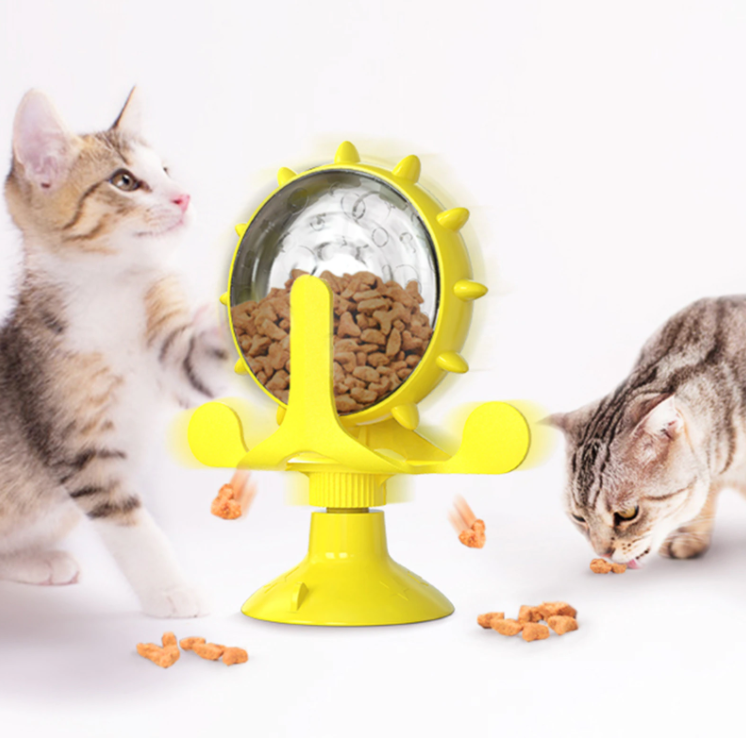 Slimme anti-verveling voedseldispenser voor honden, stimuleert langzaam eten en mentale uitdaging.
