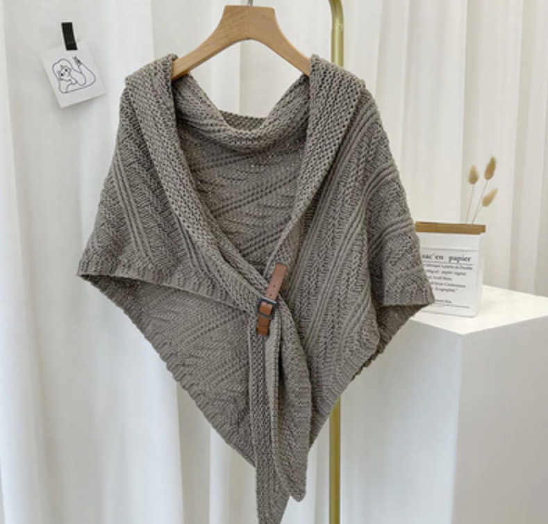 Zachte gebreide kasjmier look dames sjaal voor ultieme winterse warmte en stijlvol comfort.