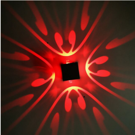 Decoratieve LED wandlamp, een moderne eyecatcher voor elk interieur design project.