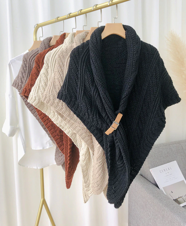 Comfortabele nekwarmer: zachte gebreide dames sjaal met kasjmier look, stijlvol en warm.