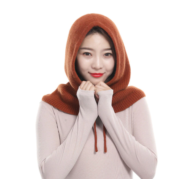 Muts met nekwarmer voor dames en heren, warm en stijlvol voor elke winteroutfit.
