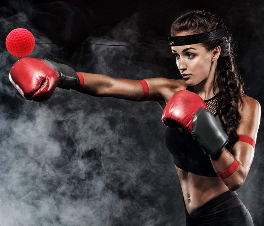 Duurzame boks reflexbal hoofdband, perfect cadeau voor fitnessliefhebbers en boksers die hun vaardigheden aanscherpen.