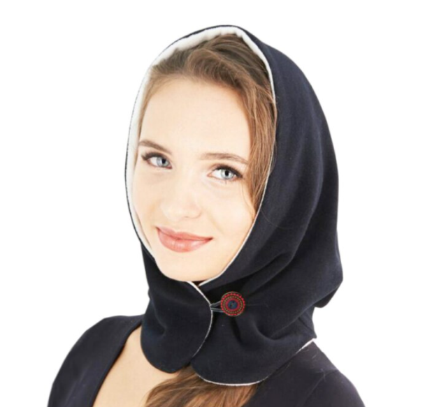 Unisex capuchonsjaal/nekwarmer voor winter: warm, modieus accessoire. Perfect voor skiën & fietsen.