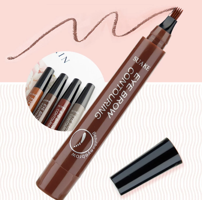 Dames wenkbrauwpotlood 1+1 GRATIS, natuurlijk & waterdicht voor perfect gevormde wenkbrauwen.