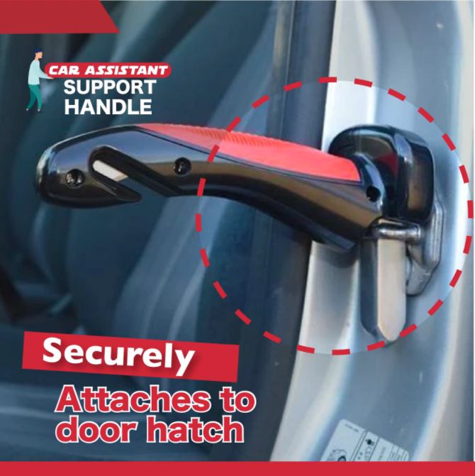 Verhoogde veiligheid en comfort met deze autodeur instapgreep, essentieel hulpmiddel voor ouderen en minder mobielen.