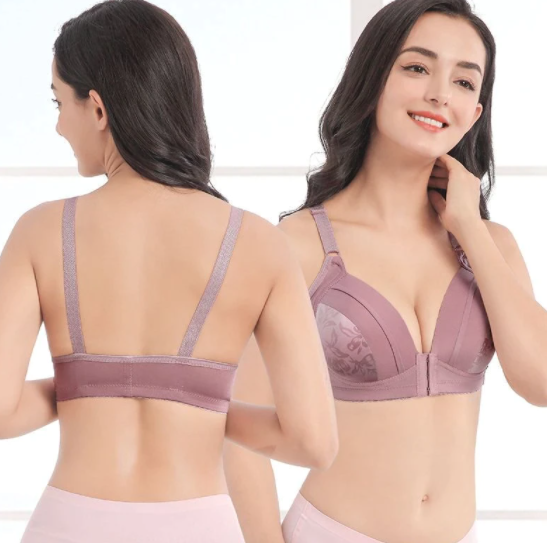 Zachte dames lingerie push-up bh met voorsluiting. Maximaal comfort en een natuurlijke vormondersteuning.