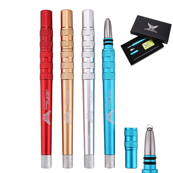 Compacte en draagbare unisex precisie haarstyling kit voor thuis of onderweg, van roestvrijstaal.