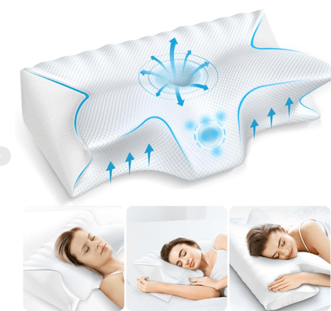 Comfortabel orthopedisch hoofdkussen tegen nek- en rugpijn, zorgt voor gezonde, herstellende slaap. Ideaal slaapcomfort.