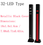 32 LED Metallic Zwart