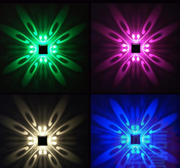 Moderne energiezuinige LED wandlamp, perfect voor een stijlvol en verlicht thuis.