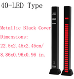 40 LED Metallic Zwart