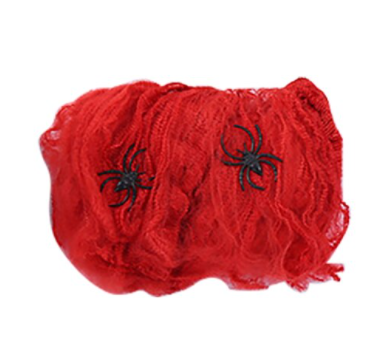 Decoratief spinnenweb voor Halloween, onmisbaar voor elke spookachtige festivaldecoratie.