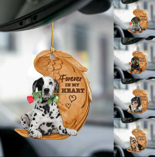 Chihuahua honden ornament, perfecte auto hangdecoratie voor dierenliefhebbers.
