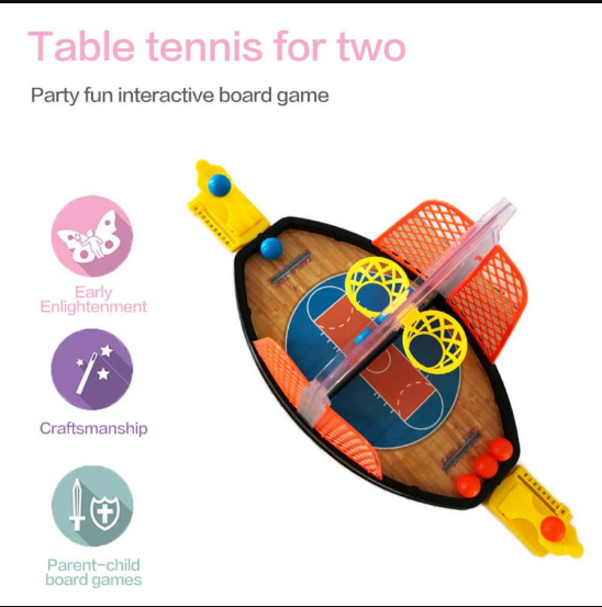Interactief mini basketbalspel voor kinderen met leerzaam sportaspect; ideaal voor binnenshuis speelplezier.