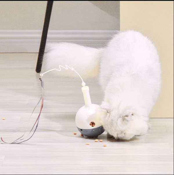 De automatische kattenbal beweegt zelfstandig, stimulerend interactief speelgoed voor alle katten en huisdieren.