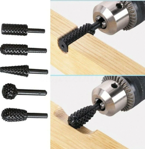 Complete hardmetalen boorset voor roterend gereedschap. Ideaal voor boren, schuren en polijsten in diverse materialen.