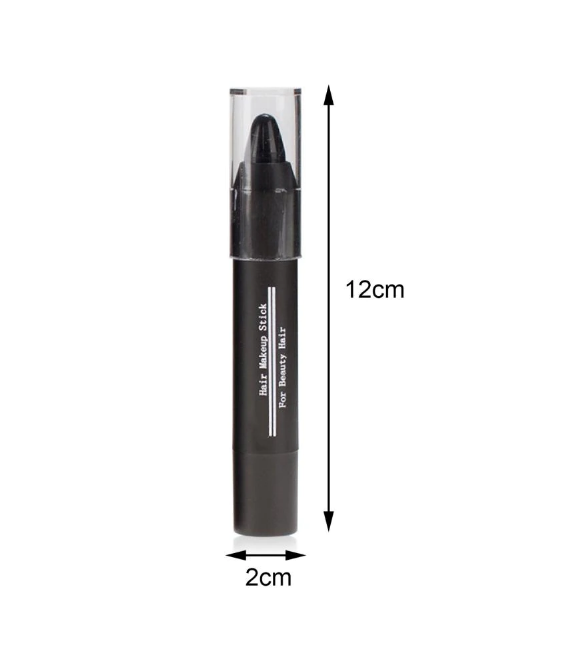 Ergonomische haarverf pen voor nauwkeurige tijdelijke grijsdekking. Ideaal voor het camoufleren van wortels en uitgroei.