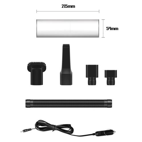 Ergonomische handheld draadloze stofzuiger. Compacte mini stofzuiger voor moeiteloze reiniging in elke hoek van auto en huis.