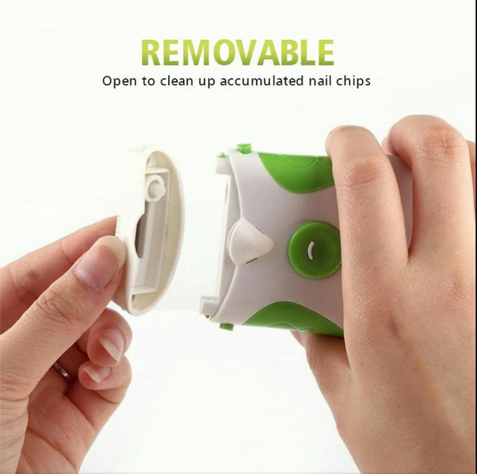 Gebruiksvriendelijke elektrische nageltrimmer voor gezonde en mooi gevormde nagels; hygiënische verzorging.