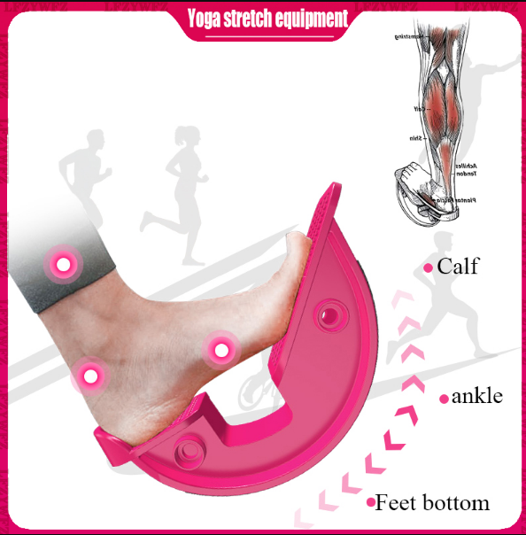 Voet rocker speciaal ontworpen voor gerichte stretching en pijnverlichting bij fasciitis plantaris.