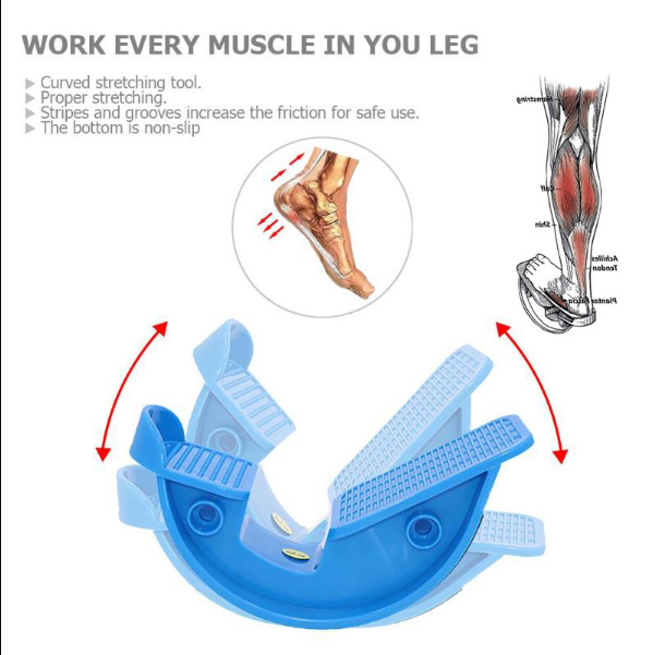 Compacte voet rocker voor dagelijkse wellness, fitness stretching en preventie van spierpijn.
