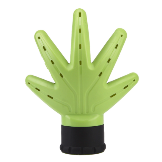 Innovatieve haardroger diffuser voor krullend haar; hittebescherming en een pluisvrij resultaat.