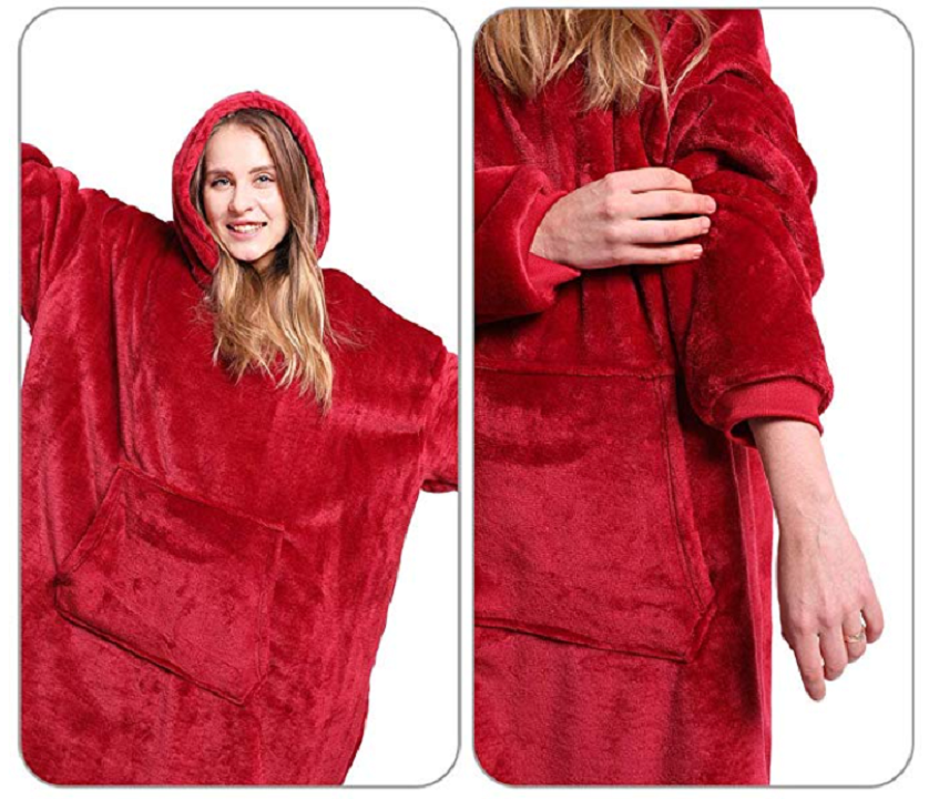 Model draagt comfortabele unisex oversized hoodie, perfect voor een relaxte look.
