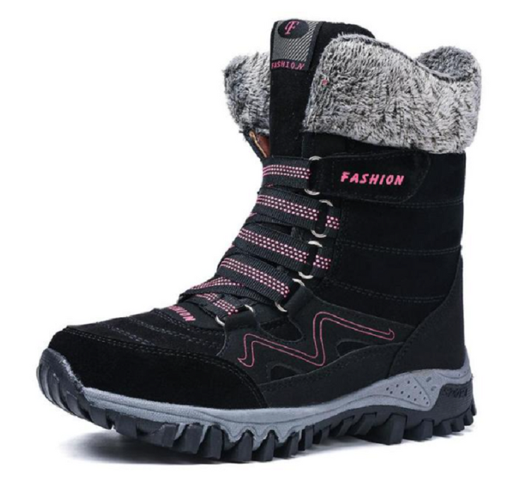 Warme dames winterlaarzen, comfortabel en sneeuwbestendig, ideaal voor koud weer en wintermode.