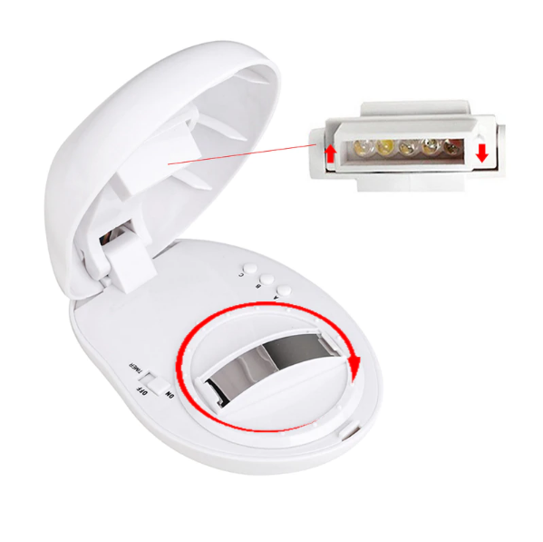 Decoratieve regenboog projectielamp, moderne LED verlichting. Ideaal cadeau voor interieur met sfeervolle ambiance.