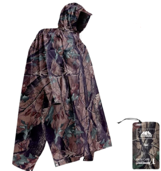 SANDSBERGORIGINALS waterdichte regenponcho, hoge kwaliteit, lichtgewicht en veelzijdig voor outdoor.
