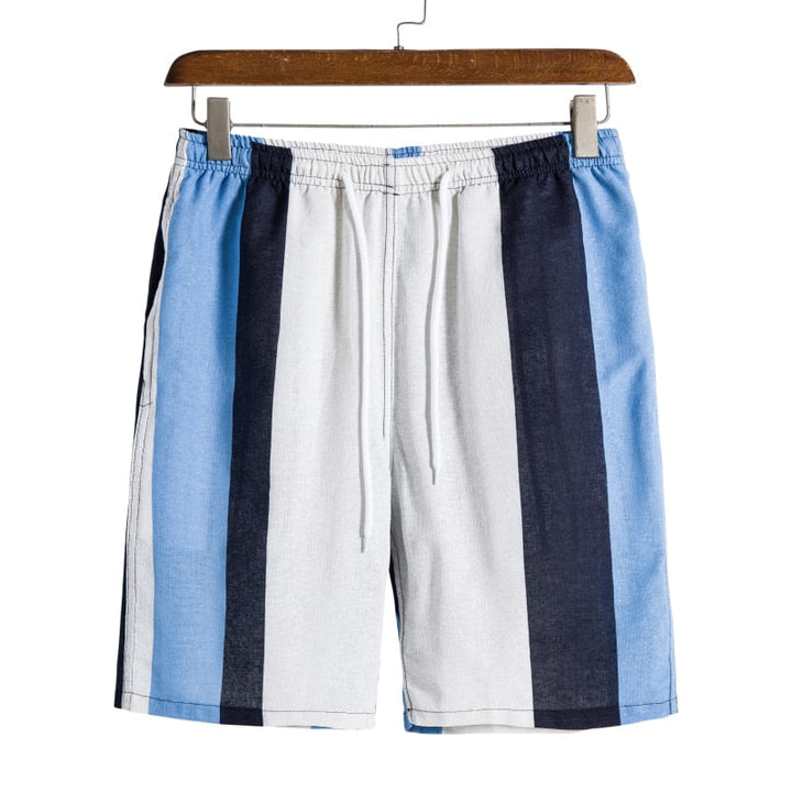 Casual heren zomerset voor vrije tijd. De trendy combiset met T-shirt en korte broek biedt stijl en comfort voor elke man.