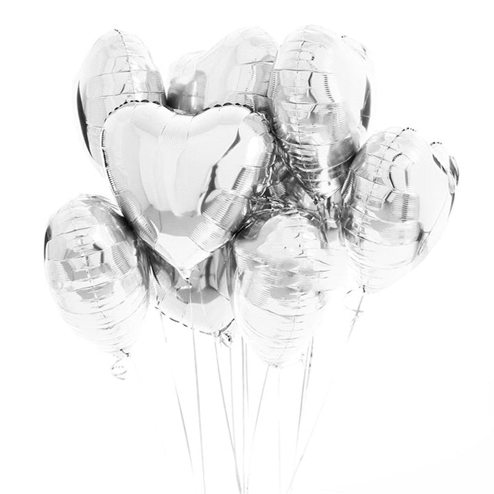 Hartjes ballonnen, 20 stuks, voor een onvergetelijk feest. Perfecte decoratie voor liefdevolle momenten.