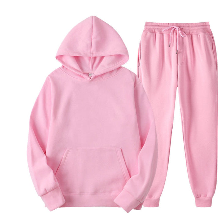 Comfortabel heren sportpak, complete set met hoodie en jogger, perfect voor elke gelegenheid.
