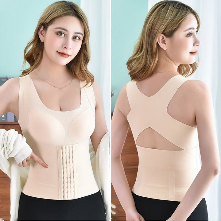 Comfortabele naadloze dames waist trainer BH. Corrigerend ondergoed voor een perfect figuur, onzichtbaar onder kleding.
