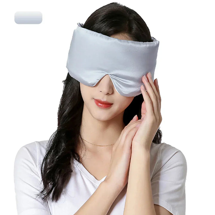 Zijden oogmasker voor dames en heren, garandeert comfort en een rustgevende nachtrust.