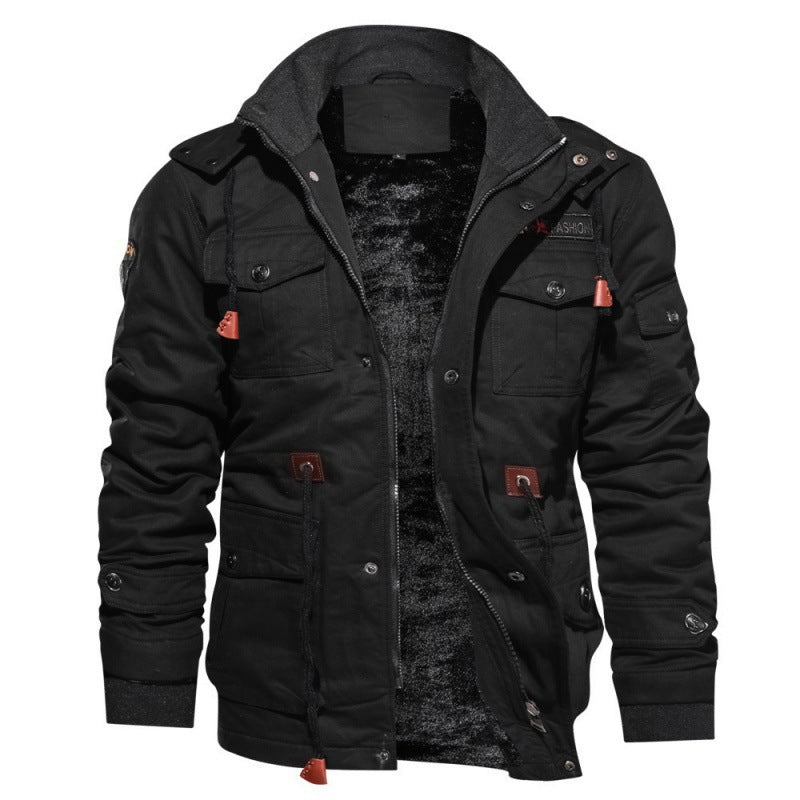 Heren winterjas Finn, fleece-gevoerd, voor ultieme warmte en stijl op koude dagen. Perfecte buitenkleding.