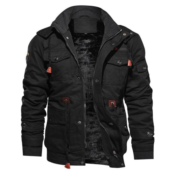 Heren winterjas Finn, fleece-gevoerd, voor ultieme warmte en stijl op koude dagen. Perfecte buitenkleding.