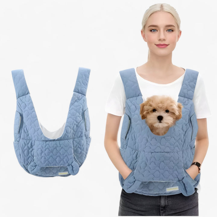 Comfortabele zwarte huisdier draagtas/rugzak voor katten & kleine honden; weerbestendig en veilig voor reizen.