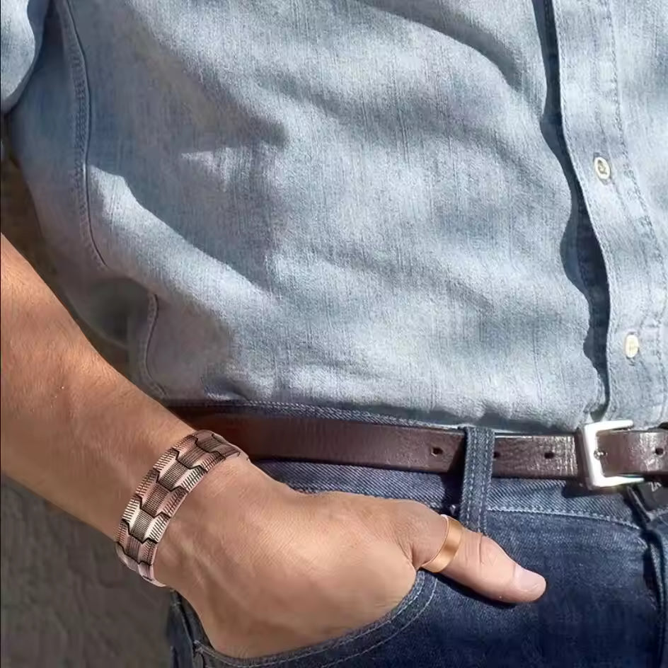Welzijn en gezondheid: deze magnetische balans armband biedt stressverlichting en draagcomfort voor elke dag.