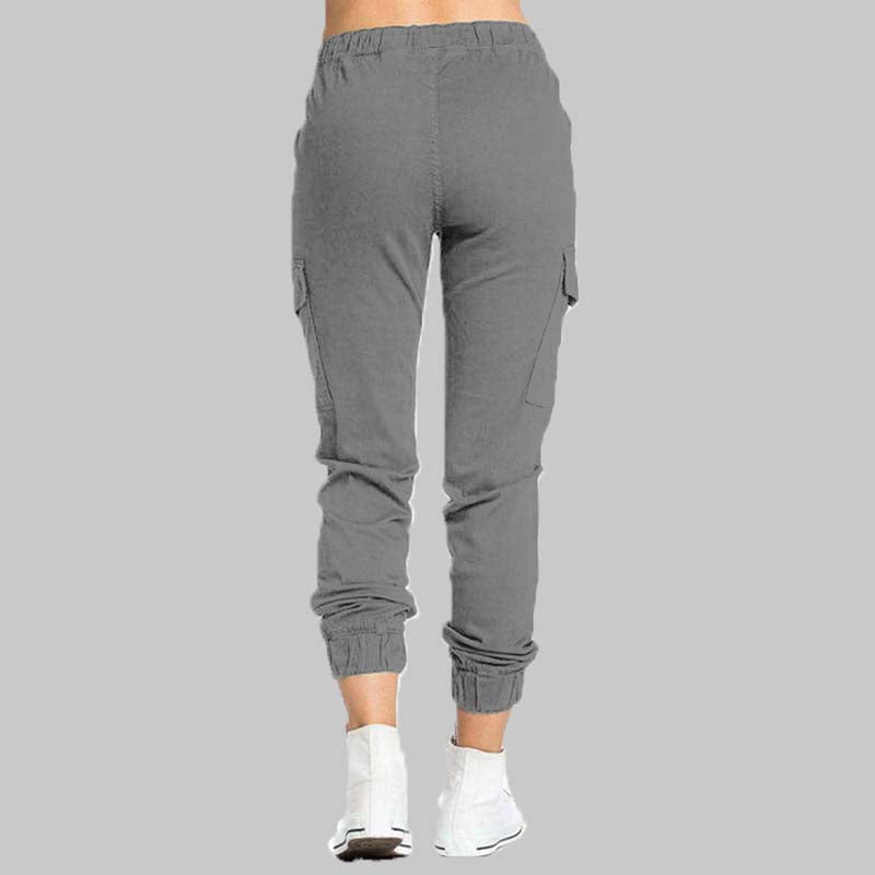 Casual dames cargo broek, comfortabel en modieus, ideaal voor een trendy look.