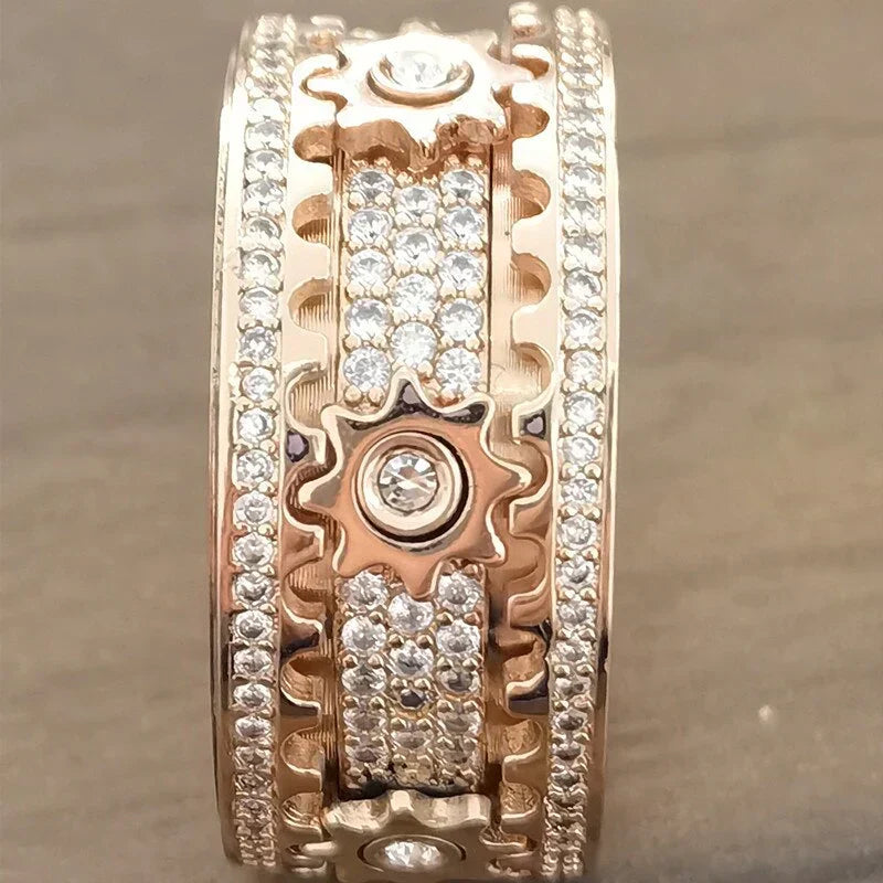Prachtig unisex sieraad: de Spinfinity anti-stress draairing. Een stijlvolle ring voor meer focus.